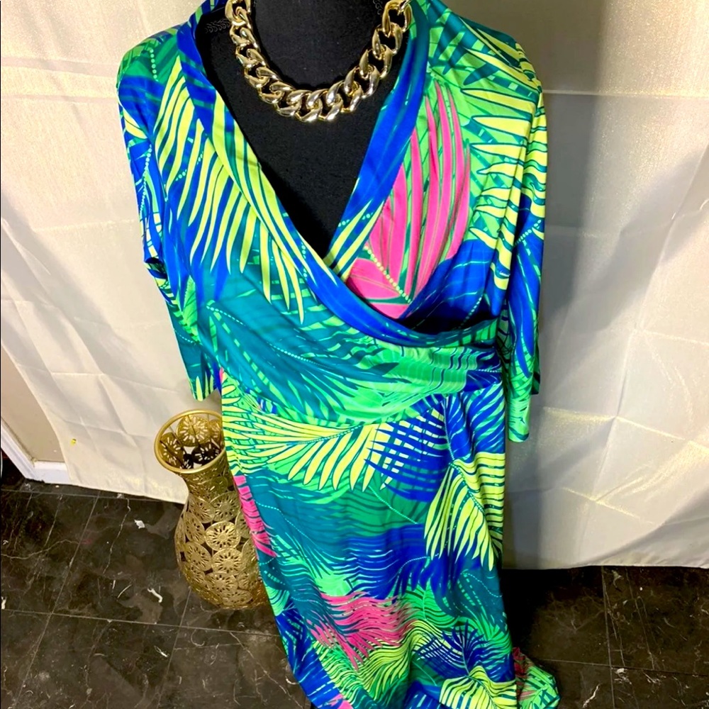Fall Leaves Maxi Dress